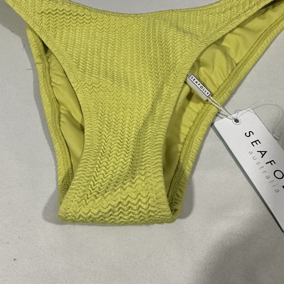 NWT $68 Seafolly‎ [ 4 US/ 8 AUS ] Sea Dive Bikini Bottoms in Wild Lime - Picture 8 of 13